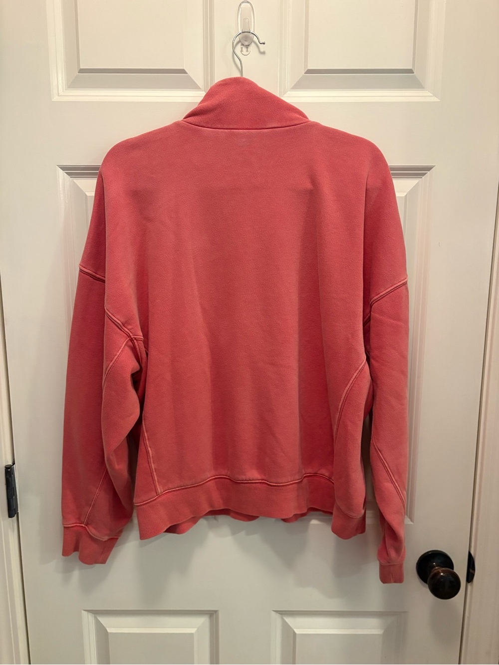 Universal Thread Half-Zip Fleece Pullover in Dusty Rose - Picture 4 of 4